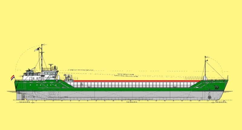 1800tdw Conoship design