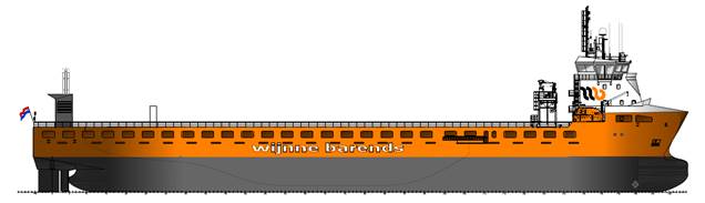 Drawing of MPV for Wijnne Barends