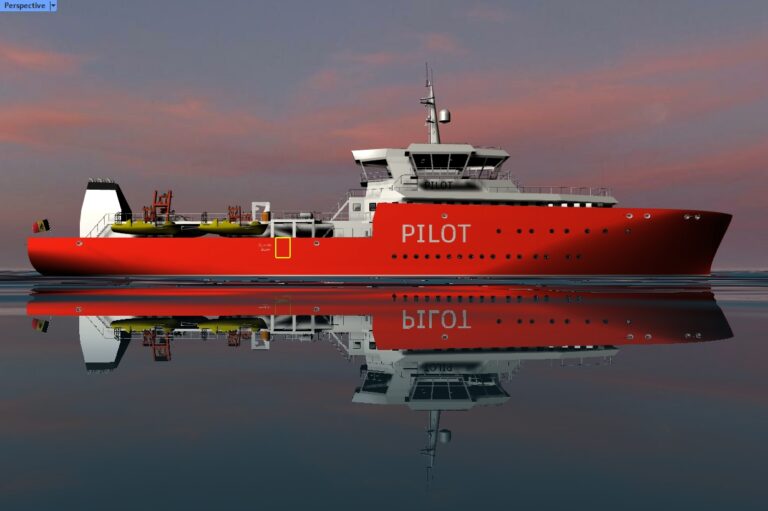 pilot station vessel for VLOOT-Side-wide-view-water
