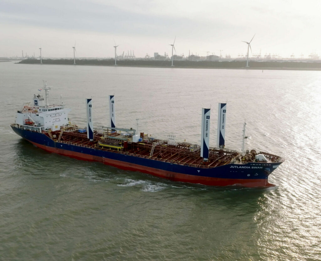 wind assisted ship propulsion Jutlandia tanker vessel