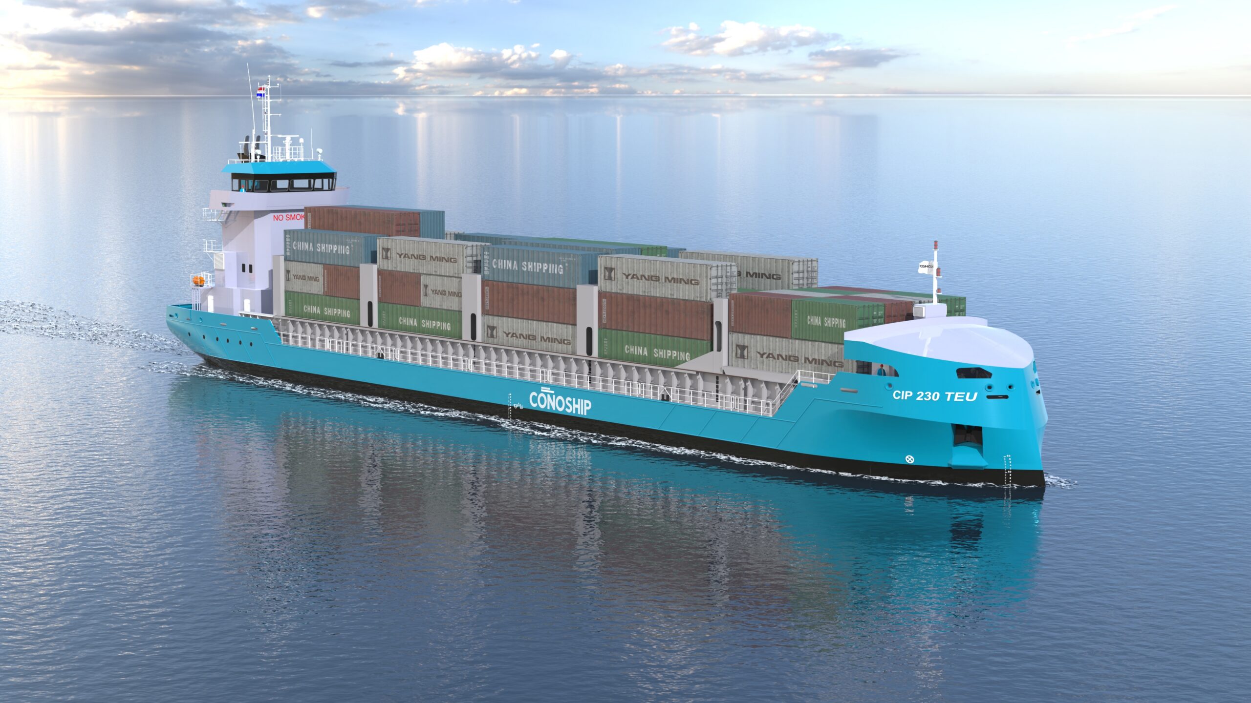 CIP230 TEU container feeder