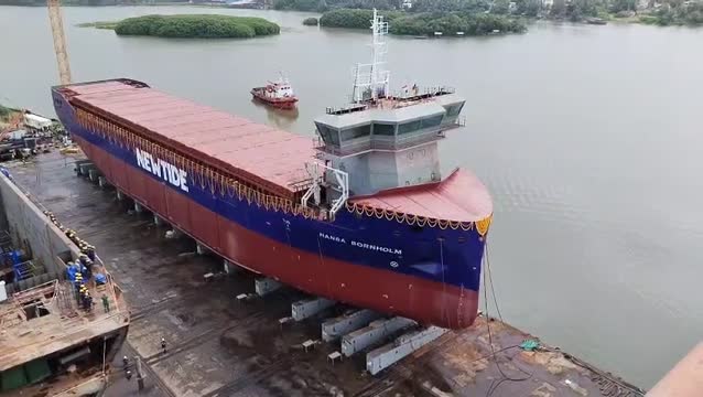ECO 8500 Hansa Bornholm ready for launch, design by Conoship International